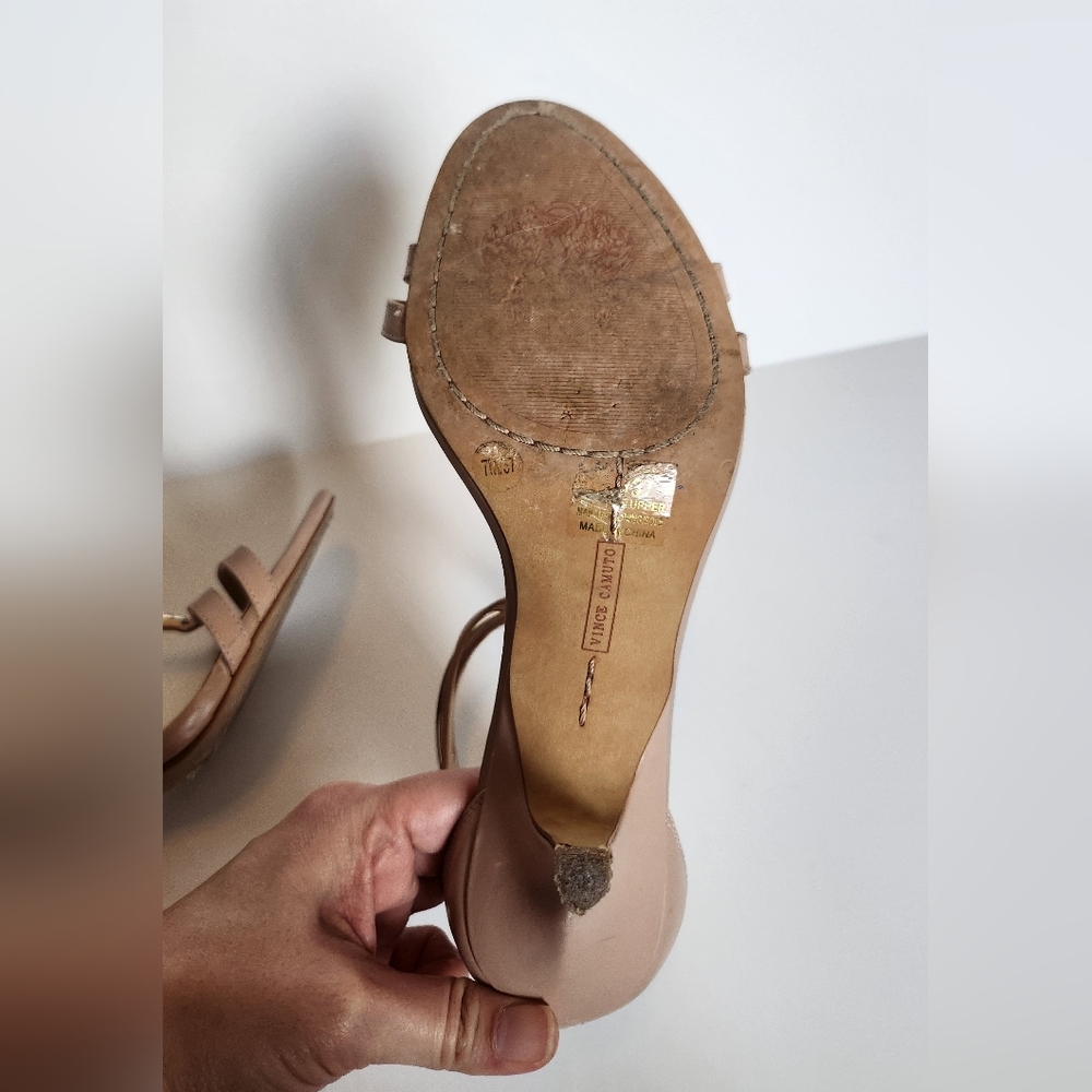 Vince Camuto Tan Strappy Heels - Picture 3 of 3